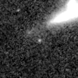 F200W image, 3.2 arcsec across, north up