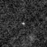 F200W image, 3.2 arcsec across, north up