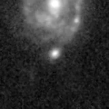 F200W image, 3.2 arcsec across, north up