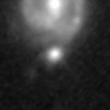 F277W image, 3.2 arcsec across, north up