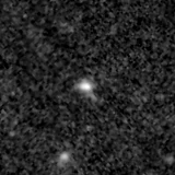 F150W image, 3.2 arcsec across, north up