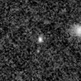 F115W image, 3.2 arcsec across, north up