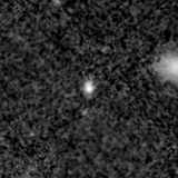F200W image, 3.2 arcsec across, north up