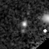 F277W image, 3.2 arcsec across, north up