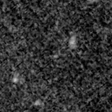 F115W image, 3.2 arcsec across, north up