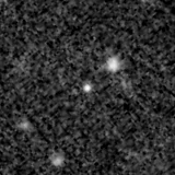 F200W image, 3.2 arcsec across, north up