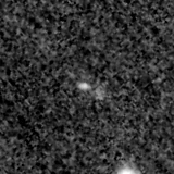 F115W image, 3.2 arcsec across, north up