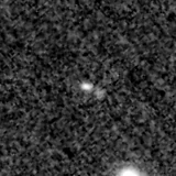F200W image, 3.2 arcsec across, north up