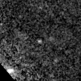 F115W image, 3.2 arcsec across, north up