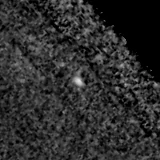 F115W image, 3.2 arcsec across, north up
