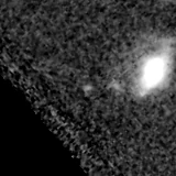 F200W image, 3.2 arcsec across, north up