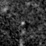 F277W image, 3.2 arcsec across, north up