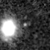 F277W image, 3.2 arcsec across, north up