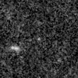 F200W image, 3.2 arcsec across, north up