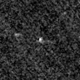 F150W image, 3.2 arcsec across, north up