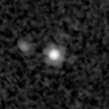 F444W image, 3.2 arcsec across, north up