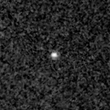 F200W image, 3.2 arcsec across, north up