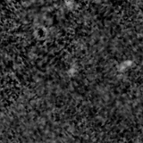 F200W image, 3.2 arcsec across, north up