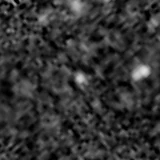 F277W image, 3.2 arcsec across, north up