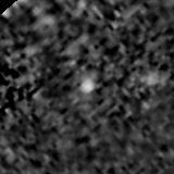 F444W image, 3.2 arcsec across, north up