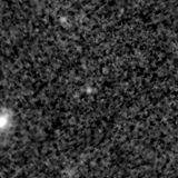 F150W image, 3.2 arcsec across, north up