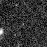F200W image, 3.2 arcsec across, north up