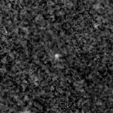 F150W image, 3.2 arcsec across, north up