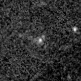 F115W image, 3.2 arcsec across, north up