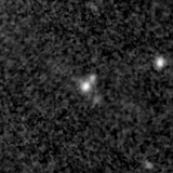 F150W image, 3.2 arcsec across, north up