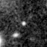 F444W image, 3.2 arcsec across, north up