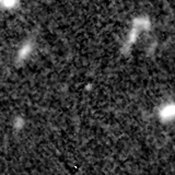 F115W image, 3.2 arcsec across, north up