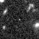 F200W image, 3.2 arcsec across, north up