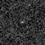 F150W image, 3.2 arcsec across, north up