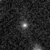 F150W image, 3.2 arcsec across, north up