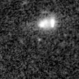 F115W image, 3.2 arcsec across, north up