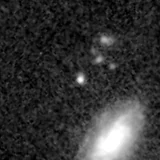 F200W image, 3.2 arcsec across, north up