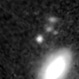F277W image, 3.2 arcsec across, north up