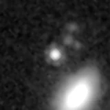 F444W image, 3.2 arcsec across, north up