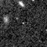 F200W image, 3.2 arcsec across, north up