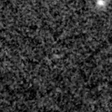 F115W image, 3.2 arcsec across, north up