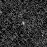 F115W image, 3.2 arcsec across, north up