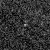 F150W image, 3.2 arcsec across, north up