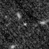 F115W image, 3.2 arcsec across, north up