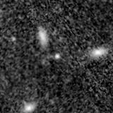 F200W image, 3.2 arcsec across, north up