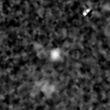 F444W image, 3.2 arcsec across, north up
