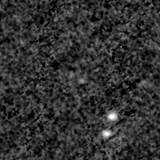 F115W image, 3.2 arcsec across, north up
