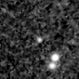 F356W image, 3.2 arcsec across, north up