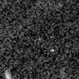 F115W image, 3.2 arcsec across, north up