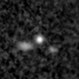 F277W image, 3.2 arcsec across, north up