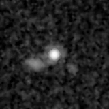 F444W image, 3.2 arcsec across, north up